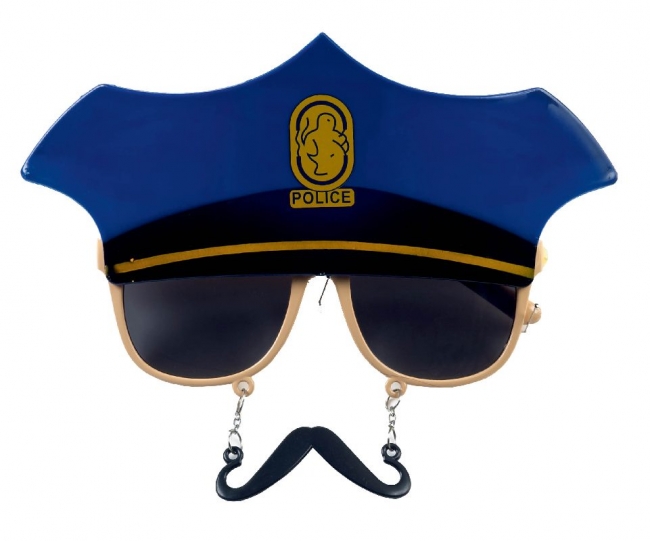  Αποκριάτικα γυαλιά Αστυνομικού με μουστάκι από την εταιρία Epilegin. 