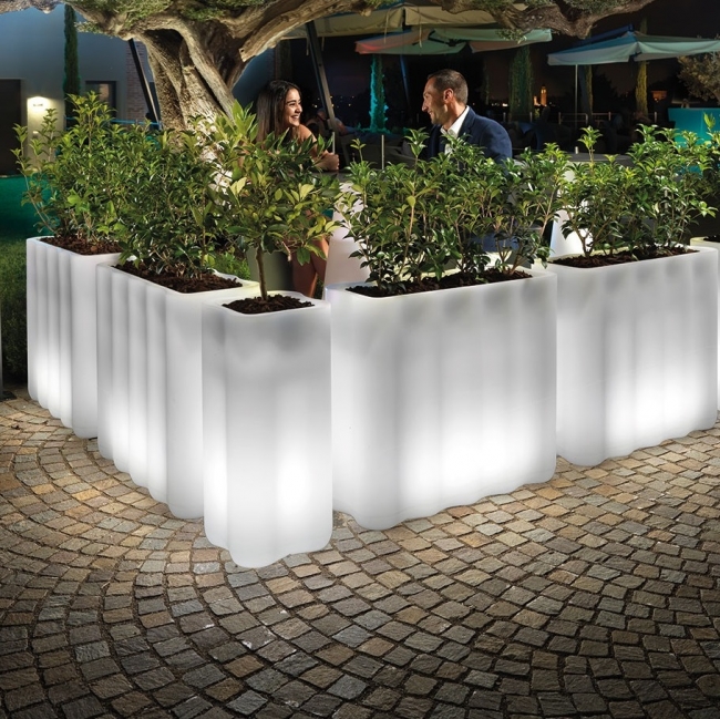   Lyxo Design Led "Luminous Nebula Column" 35x35x78cm    Epilegin. 