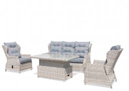 Σαλόνι Wicker 4τμχ Salford Light Grey από την εταιρία Epilegin. Σαλόνι Wicker 4τμχ Salford Light Grey από την εταιρία Epilegin.