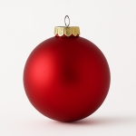     Christmas Red Matte 10cm 