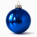     Christmas Blue Gloss 8cm 