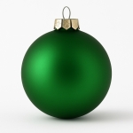     Christmas Green Matte 8cm 