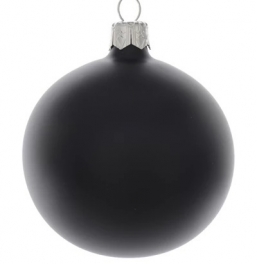 Γυάλινη χριστουγεννιάτικη μπαλα Total Black matte 10εκ  από την εταιρία Epilegin. Γυάλινη χριστουγεννιάτικη μπαλα Total Black matte 10εκ  από την εταιρία Epilegin.