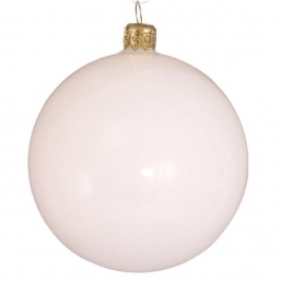 Γυάλινη χριστουγεννιάτικη μπαλα Wool White γυαλιστερή 8εκ  από την εταιρία Epilegin. Γυάλινη χριστουγεννιάτικη μπαλα Wool White γυαλιστερή 8εκ  από την εταιρία Epilegin.