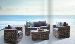   Rattan Half Round Wicker 5pcs Cyrus 