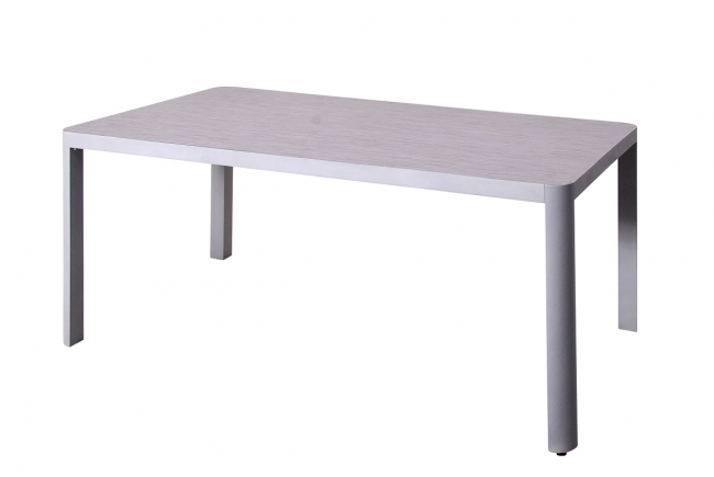  Τραπέζι Alu & Ceramic Glass Attelio Light Grey 1.60X94cm από την εταιρία Epilegin. 
