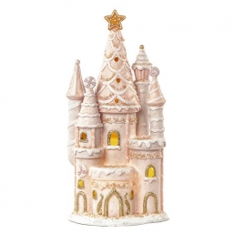 Χριστουγεννιάτικο polyresin ζαχαρωτό κάστρο με led 34εκ από την εταιρία Epilegin. Χριστουγεννιάτικο polyresin ζαχαρωτό κάστρο με led 34εκ από την εταιρία Epilegin.
