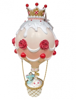 Χριστουγεννιάτικο polyresin αερόστατο ροζ 38,5εκ από την εταιρία Epilegin. Χριστουγεννιάτικο polyresin αερόστατο ροζ 38,5εκ από την εταιρία Epilegin.