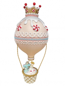 Χριστουγεννιάτικο polyresin αερόστατο ροζ 38,5εκ από την εταιρία Epilegin. Χριστουγεννιάτικο polyresin αερόστατο ροζ 38,5εκ από την εταιρία Epilegin.