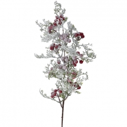 Χριστουγεννιάτικο διακοσμητικό κλαδί με berries χιονισμένο 68cm από την εταιρία Epilegin. Χριστουγεννιάτικο διακοσμητικό κλαδί με berries χιονισμένο 68cm από την εταιρία Epilegin.