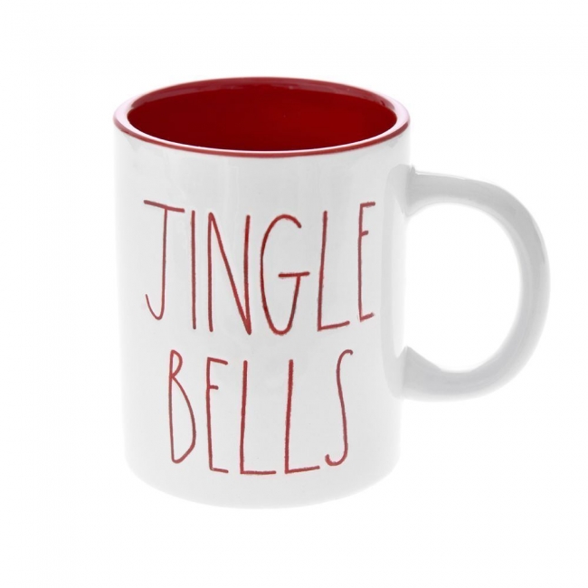  Χριστουγεννιάτικη κεραμική κούπα jingle bells λευκή 11Χ10εκ από την εταιρία Epilegin. 
