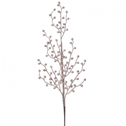 Χριστουγεννιάτικο κλαδί Berries Glitter Rose-Pink 75cm από την εταιρία Epilegin. Χριστουγεννιάτικο κλαδί Berries Glitter Rose-Pink 75cm από την εταιρία Epilegin.