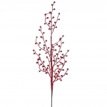  Χριστουγεννιάτικο κλαδί Berries Glitter Red 75cm 