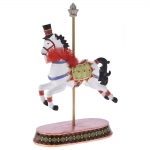  Χριστουγεννιάτικο διακοσμητικο polyresin αλογάκι τσίρκου 20Χ9Χ30εκ 