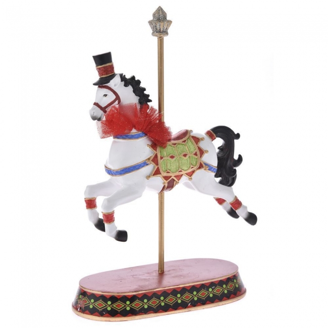  Χριστουγεννιάτικο διακοσμητικο polyresin αλογάκι τσίρκου 20Χ9Χ30εκ από την εταιρία Epilegin. 