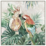  Διακοσμητικός πίνακας "Παπαγάλοι" 82X82εκ 