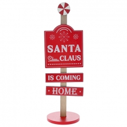 Χριστουγεννιάτικη ξύλινη πινακίδα Santa is coming κόκκινη 11x38εκ από την εταιρία Epilegin. Χριστουγεννιάτικη ξύλινη πινακίδα Santa is coming κόκκινη 11x38εκ από την εταιρία Epilegin.