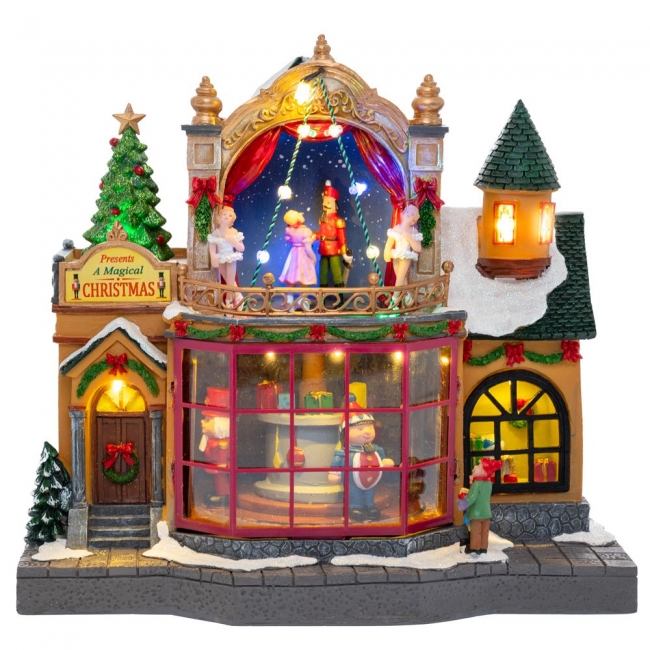   "Christmas Scene"  led  ,    30,5x18,5x28,5    Epilegin. 