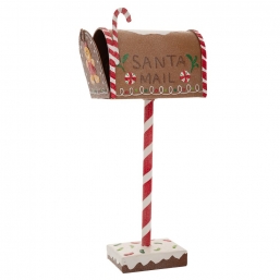 Χριστουγεννιάτικο μεταλλικό Gingerbread Santamail 14x9x36εκ από την εταιρία Epilegin. Χριστουγεννιάτικο μεταλλικό Gingerbread Santamail 14x9x36εκ από την εταιρία Epilegin.