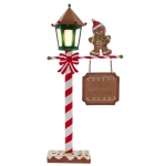    "Gingerbread Mailbox"  led  25x9x51 