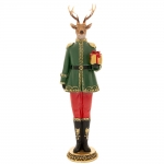  ����������������� polyresin ������������ "Gift Reindeer" 10,5x10x41�� 