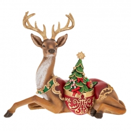 Χριστουγεννιάτικο polyresin ελάφι καθιστό 81x38,5x66εκ από την εταιρία Epilegin. Χριστουγεννιάτικο polyresin ελάφι καθιστό 81x38,5x66εκ από την εταιρία Epilegin.