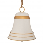 Μεταλλική διακοσμητική Καμπάνα Λευκή Φ31 x 34cm  Μεταλλική διακοσμητική Καμπάνα Λευκή Φ31 x 34cm