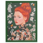  ������� ����� �� ������� "Green Florist Girl" 100x130cm 