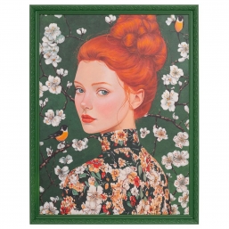 ������� ����� �� ������� Green Florist Girl 100x130cm ��� ��� ������� Epilegin.