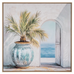 ������� ����� �� ������� Pant in white/blue  80x80cm ��� ��� ������� Epilegin.