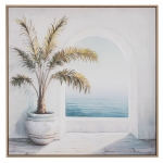  ������� ����� �� ������� "Pant in white " 80x80cm 