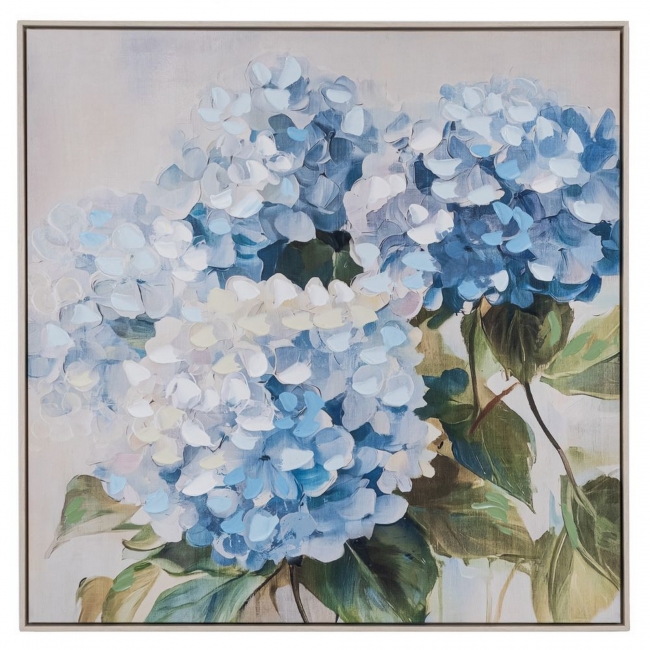  ������� ����� �� ������� "Flowers Hydrangea" 80x80cm ��� ��� ������� Epilegin. 