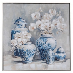������� ����� �� ������� Flowers in blue 80x80cm ��� ��� ������� Epilegin.