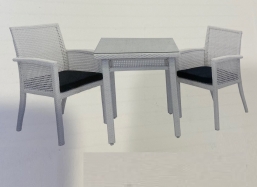 Set Rattan 3��� Wafl White ��� ��� ������� Epilegin.