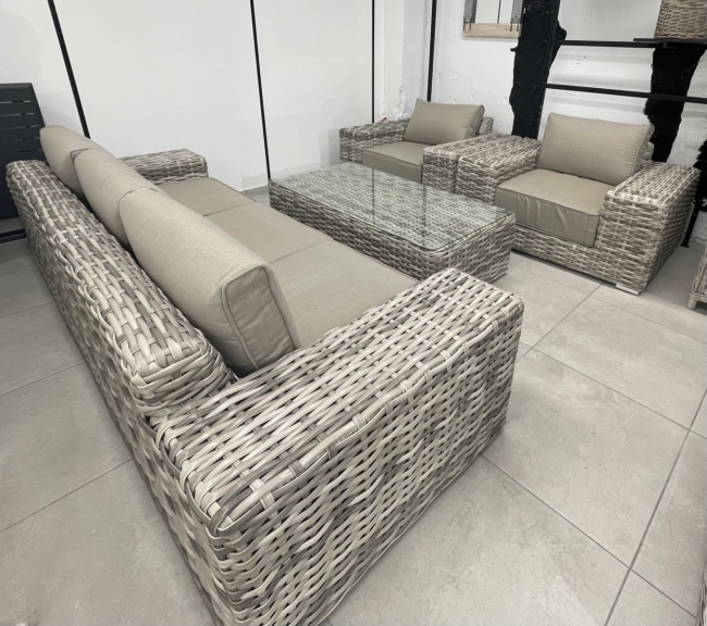   Rattan 4pcs Rocabella Light Grey    Epilegin. 