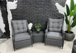 Σαλόνι Rattan 3τμχ  Monique Dark Grey από την εταιρία Epilegin. Σαλόνι Rattan 3τμχ  Monique Dark Grey από την εταιρία Epilegin.