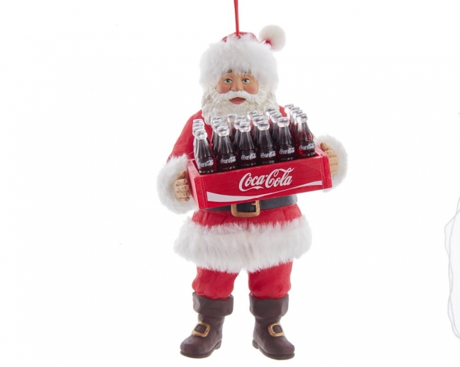  Χριστουγεννιάτικο polyresin στολίδι santa coca cola 14,6εκ από την εταιρία Epilegin. 