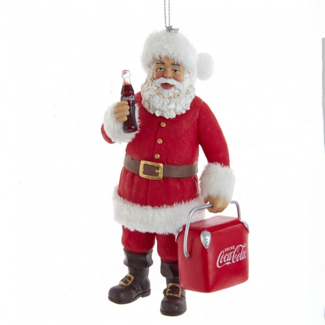  Χριστουγεννιάτικο polyresin στολίδι santa coca cola 10εκ από την εταιρία Epilegin. 