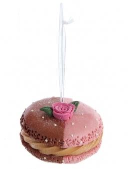 Χριστουγεννιάτικο polyresin στολίδι macaron ροζ 7,6εκ από την εταιρία Epilegin. Χριστουγεννιάτικο polyresin στολίδι macaron ροζ 7,6εκ από την εταιρία Epilegin.