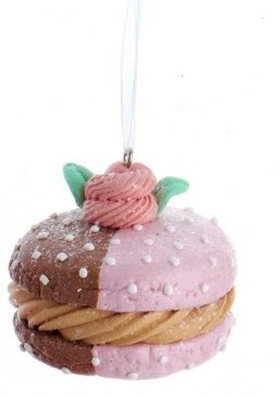 Χριστουγεννιάτικο polyresin στολίδι macaron ροζ 7,6εκ από την εταιρία Epilegin. Χριστουγεννιάτικο polyresin στολίδι macaron ροζ 7,6εκ από την εταιρία Epilegin.