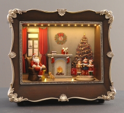 ����������������� polyresin Santa`s fireplace �� led ��� ��� ������� 22.50�� ��� ��� ������� Epilegin.