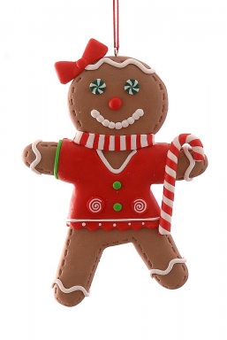 Χριστουγεννιάτικο polyresin κρεμαστό Gingerbread girl 14εκ από την εταιρία Epilegin. Χριστουγεννιάτικο polyresin κρεμαστό Gingerbread girl 14εκ από την εταιρία Epilegin.