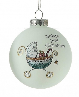 Χριστουγεννιάτικη γυάλινη μπάλα λευκή γαλάζια Baby s first Christmas 8εκ από την εταιρία Epilegin. Χριστουγεννιάτικη γυάλινη μπάλα λευκή γαλάζια Baby s first Christmas 8εκ από την εταιρία Epilegin.