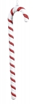  Χριστουγεννιάτικο διακοσμητικό μπαστούνι κόκκινο άσπρο 62εκ 