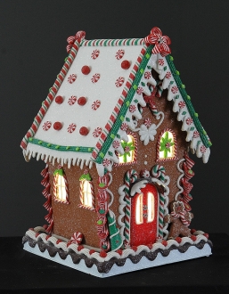 Χριστουγεννιάτικο πήλινο ζαχαρωτό σπιτάκι πολύχρωμο 32εκ από την εταιρία Epilegin. Χριστουγεννιάτικο πήλινο ζαχαρωτό σπιτάκι πολύχρωμο 32εκ από την εταιρία Epilegin.