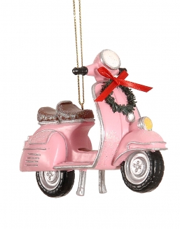 Χριστουγεννιάτικη polyresin μηχανή με στεφάνι ροζ 7,5εκ από την εταιρία Epilegin. Χριστουγεννιάτικη polyresin μηχανή με στεφάνι ροζ 7,5εκ από την εταιρία Epilegin.