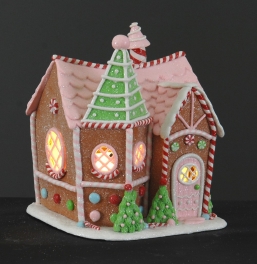 Χριστουγεννιάτικο πήλινο ζαχαρωτό σπιτάκι πολύχρωμο 23,5εκ από την εταιρία Epilegin. Χριστουγεννιάτικο πήλινο ζαχαρωτό σπιτάκι πολύχρωμο 23,5εκ από την εταιρία Epilegin.