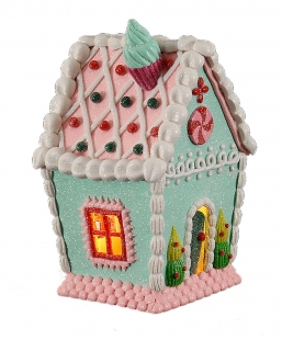 Χριστουγεννιάτικο πήλινο ζαχαρωτό σπιτάκι πολύχρωμο 23,5εκ από την εταιρία Epilegin. Χριστουγεννιάτικο πήλινο ζαχαρωτό σπιτάκι πολύχρωμο 23,5εκ από την εταιρία Epilegin.