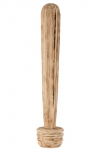  Διακοσμητικός ξύλινος κάκτος φυσικός 22x15x88cm 