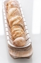  Διακοσμητική βάση ψωμιού από ξύλο mango λευκό 66.5x11.5x5.5cm 